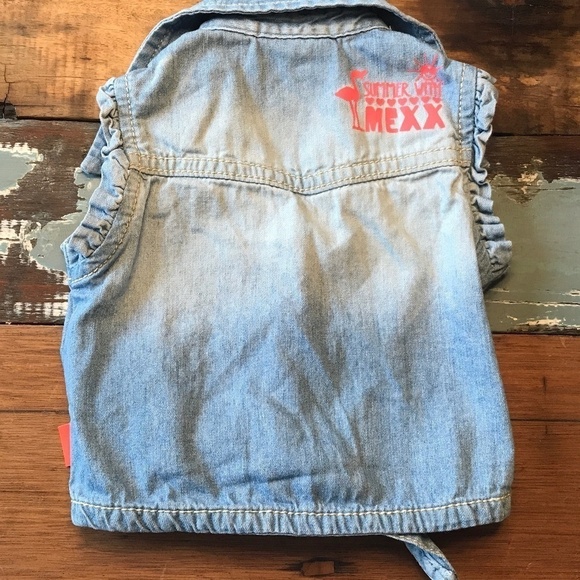 Mexx Little denim-like tank Baby Size 6-9m - Picture 5 of 7